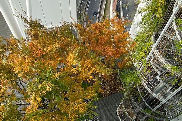 Les jardins suspendus de la tour Basalte à la Défense