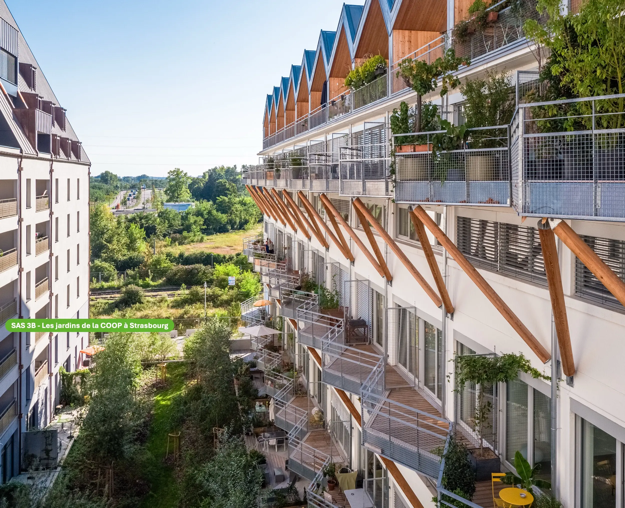 SAS 3B  Les jardins de la COOP à Strasbourg