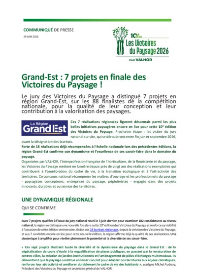 VF GRAND EST CP Victoires Paysage 2026 Candidats en finale